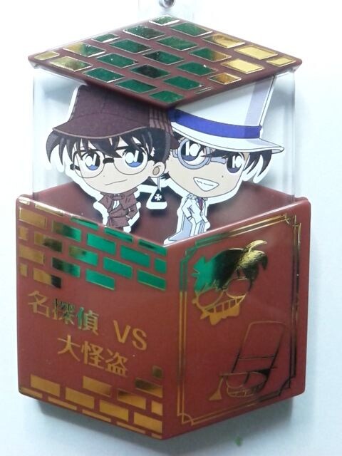 名探偵コナンキャラ箱キーチェーン ストラップ江戸川コナン 怪盗キッド アニメ コミック キャラクター 新品 中古のオークション モバオク No